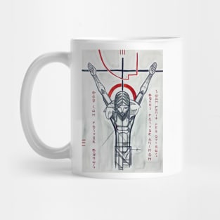 Jesus Christ Good Shepherd at the cross Mug